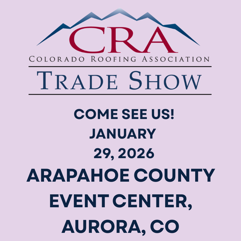 Sharkskin Roofing at Colorado Roofing Association Trade Show