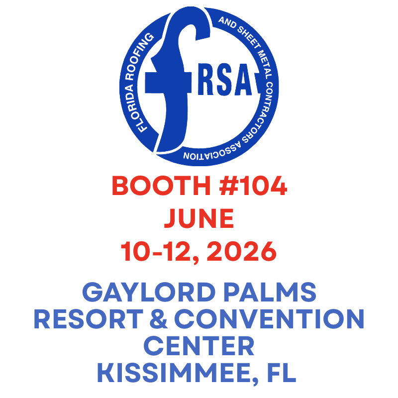 Sharkskin Roof at the Florida Roofing and Sheet Metal Contractors Association Convention, Kissimmee, Florida, June, 2026